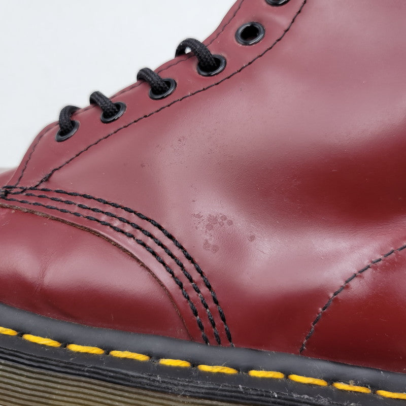 【現状渡し品】【レディース】 DR. MARTENS ドクターマーチン 1490 10 EYE LONG BOOTS アイ ロング ブーツ シューズ 靴 167-260625-ya-26-izu サイズ：UK5 カラー：レッド 万代Net店