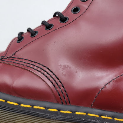 【現状渡し品】【レディース】 DR. MARTENS ドクターマーチン 1490 10 EYE LONG BOOTS アイ ロング ブーツ シューズ 靴 167-260625-ya-26-izu サイズ：UK5 カラー：レッド 万代Net店