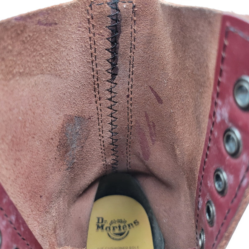 【現状渡し品】【レディース】 DR. MARTENS ドクターマーチン 1490 10 EYE LONG BOOTS アイ ロング ブーツ シューズ 靴 167-260625-ya-26-izu サイズ：UK5 カラー：レッド 万代Net店