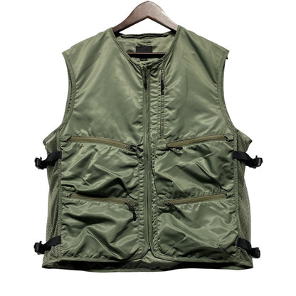 【中古品】【メンズ】 HYSTERIC GLAMOUR ヒステリックグラマー 0263AV03 AIR FORCE RADIO VEST エアフォース レディオ ベスト アウター 140-260626-ya-12-izu サイズ：L カラー：カーキ 万代Net店