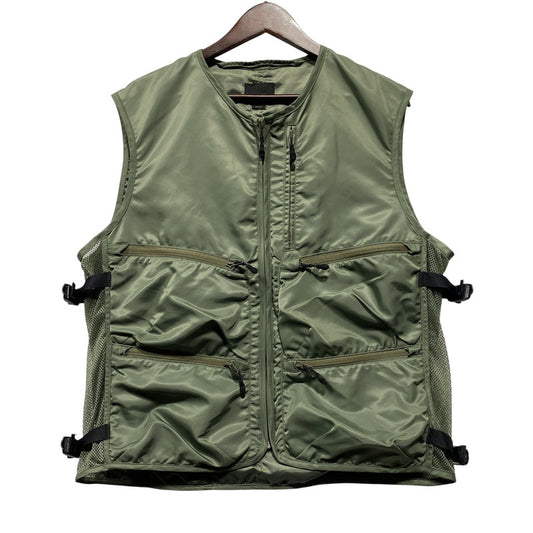 【中古品】【メンズ】 HYSTERIC GLAMOUR ヒステリックグラマー 0263AV03 AIR FORCE RADIO VEST エアフォース レディオ ベスト アウター 140-260626-ya-12-izu サイズ：L カラー：カーキ 万代Net店