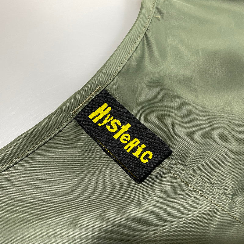 【中古品】【メンズ】 HYSTERIC GLAMOUR ヒステリックグラマー 0263AV03 AIR FORCE RADIO VEST エアフォース レディオ ベスト アウター 140-260626-ya-12-izu サイズ：L カラー：カーキ 万代Net店