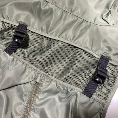 【中古品】【メンズ】 HYSTERIC GLAMOUR ヒステリックグラマー 0263AV03 AIR FORCE RADIO VEST エアフォース レディオ ベスト アウター 140-260626-ya-12-izu サイズ：L カラー：カーキ 万代Net店