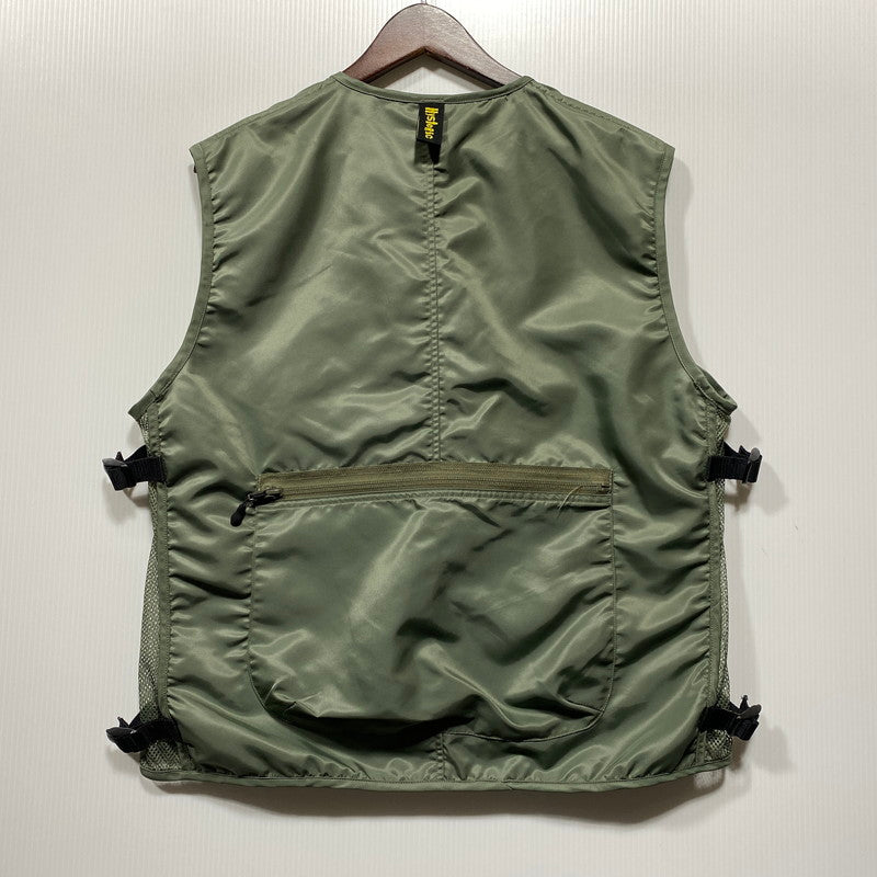 【中古品】【メンズ】 HYSTERIC GLAMOUR ヒステリックグラマー 0263AV03 AIR FORCE RADIO VEST エアフォース レディオ ベスト アウター 140-260626-ya-12-izu サイズ：L カラー：カーキ 万代Net店