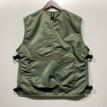 【中古品】【メンズ】 HYSTERIC GLAMOUR ヒステリックグラマー 0263AV03 AIR FORCE RADIO VEST エアフォース レディオ ベスト アウター 140-260626-ya-12-izu サイズ：L カラー：カーキ 万代Net店