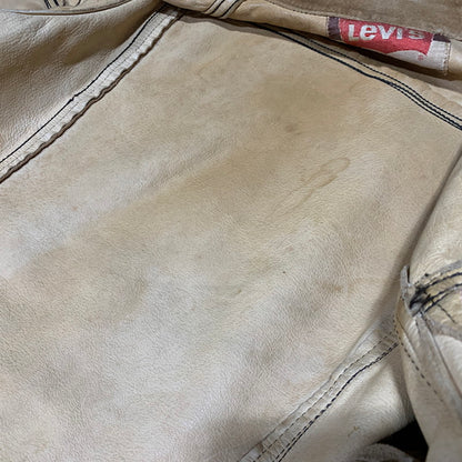 【現状渡し品】【メンズ】 Levi's リーバイス 3RD TYPE SUEDE TRUCKER JACKET スウェードトラッカージャケット DOT刻印 アウター 146-260629-as-09-izu カラー：ブラウン 万代Net店