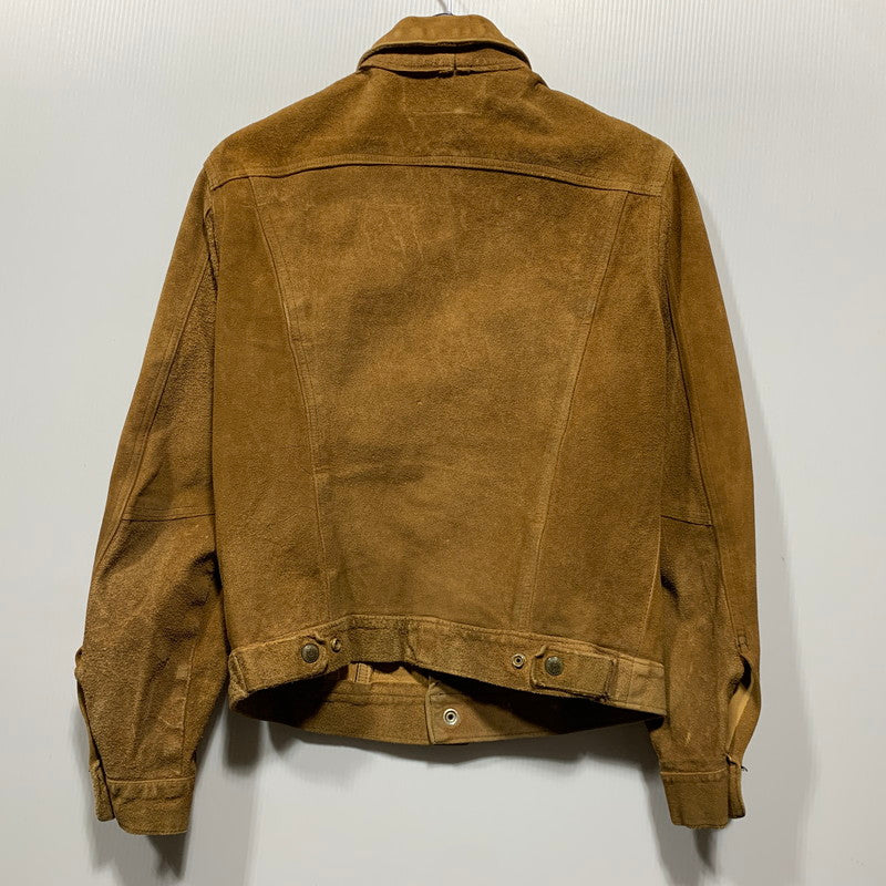【現状渡し品】【メンズ】 Levi's リーバイス 3RD TYPE SUEDE TRUCKER JACKET スウェードトラッカージャケット DOT刻印 アウター 146-260629-as-09-izu カラー：ブラウン 万代Net店