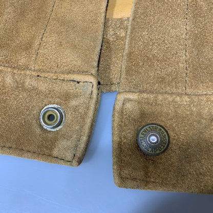 【現状渡し品】【メンズ】 Levi's リーバイス 3RD TYPE SUEDE TRUCKER JACKET スウェードトラッカージャケット DOT刻印 アウター 146-260629-as-09-izu カラー：ブラウン 万代Net店