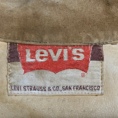 【現状渡し品】【メンズ】 Levi's リーバイス 3RD TYPE SUEDE TRUCKER JACKET スウェードトラッカージャケット DOT刻印 アウター 146-260629-as-09-izu カラー：ブラウン 万代Net店