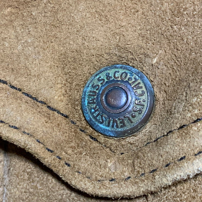 【現状渡し品】【メンズ】 Levi's リーバイス 3RD TYPE SUEDE TRUCKER JACKET スウェードトラッカージャケット DOT刻印 アウター 146-260629-as-09-izu カラー：ブラウン 万代Net店