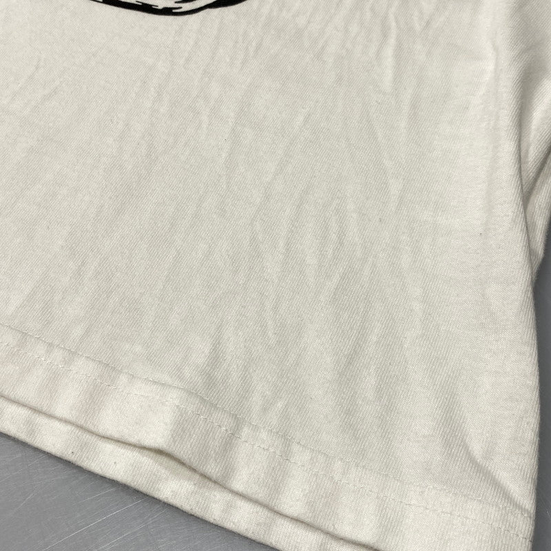 【中古品】【メンズ】 HYSTERIC GLAMOUR ヒステリックグラマー MOTORCYCLE GIRL L/S TEE 02253CL07 ロングスリーブTシャツ 長袖 プリント トップス 140-260626-ay-03-izu サイズ：M カラー：ホワイト 万代Net店