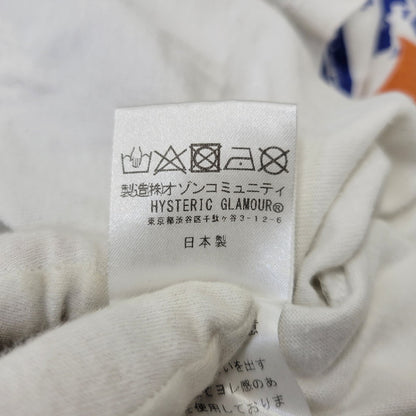 【中古品】【メンズ】 HYSTERIC GLAMOUR ヒステリックグラマー COYOTE S/S TEE 02243CT18 コヨーテ ショートスリーブ Tシャツ 半袖 トップス 140-260704-as-08-izu サイズ：XL カラー：ホワイト 万代Net店