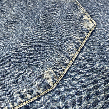 【中古品】【メンズ】 Levi's リーバイス EURO DENIM WESTERN L/S SHIRT ユーロ デニム ウエスタン ロングスリーブ シャツ 長袖 146-260704-as-24-izu サイズ：XL カラー：インディゴ 万代Net店