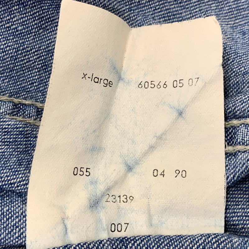 【中古品】【メンズ】 Levi's リーバイス EURO DENIM WESTERN L/S SHIRT ユーロ デニム ウエスタン ロングスリーブ シャツ 長袖 146-260704-as-24-izu サイズ：XL カラー：インディゴ 万代Net店
