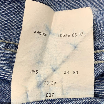 【中古品】【メンズ】 Levi's リーバイス EURO DENIM WESTERN L/S SHIRT ユーロ デニム ウエスタン ロングスリーブ シャツ 長袖 146-260704-as-24-izu サイズ：XL カラー：インディゴ 万代Net店