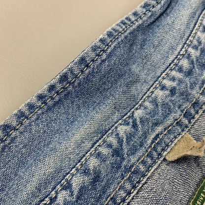 【中古品】【メンズ】 Levi's リーバイス EURO DENIM WESTERN L/S SHIRT ユーロ デニム ウエスタン ロングスリーブ シャツ 長袖 146-260704-as-24-izu サイズ：XL カラー：インディゴ 万代Net店