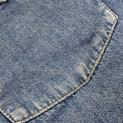 【中古品】【メンズ】 Levi's リーバイス EURO DENIM WESTERN L/S SHIRT ユーロ デニム ウエスタン ロングスリーブ シャツ 長袖 146-260704-as-24-izu サイズ：XL カラー：インディゴ 万代Net店