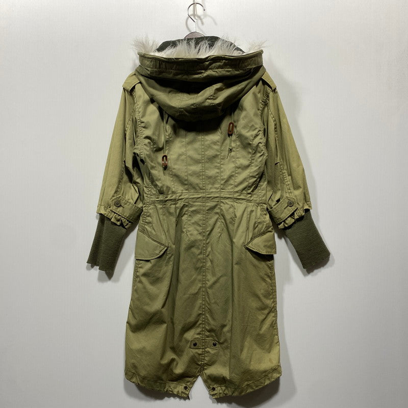 【現状渡し品】【レディース】 JUNYA WATANABE COMME des GARCONS ジュンヤワタナベコムデギャルソン MODS COAT JF-C009 AD2010 モッズコート ミリタリー アウター 168-260626-ay-06-izu サイズ：M カラー：カーキ 万代Net店