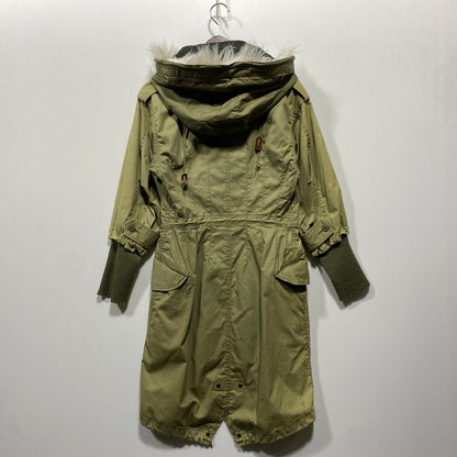 【現状渡し品】【レディース】 JUNYA WATANABE COMME des GARCONS ジュンヤワタナベコムデギャルソン MODS COAT JF-C009 AD2010 モッズコート ミリタリー アウター 168-260626-ay-06-izu サイズ：M カラー：カーキ 万代Net店