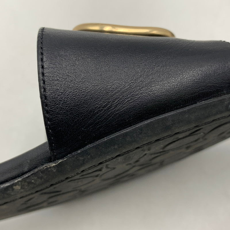 【中古品】【レディース】 COACH コーチ EVY SANDAL エヴィ サンダル シューズ 靴 183-260627-cs-03-izu サイズ：7 カラー：ブラック 万代Net店