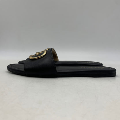 【中古品】【レディース】 COACH コーチ EVY SANDAL エヴィ サンダル シューズ 靴 183-260627-cs-03-izu サイズ：7 カラー：ブラック 万代Net店