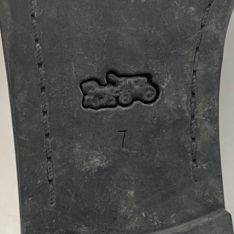 【中古品】【レディース】 COACH コーチ EVY SANDAL エヴィ サンダル シューズ 靴 183-260627-cs-03-izu サイズ：7 カラー：ブラック 万代Net店