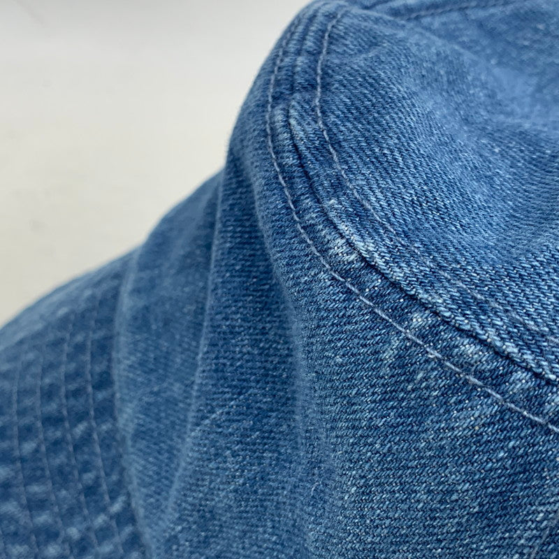 【中古品】【メンズ/レディース】 COACH コーチ CH403 DENIM BUCKET HAT デニム バケット ハット 帽子 183-260627-cs-02-izu サイズ：M/L カラー：インディゴ 万代Net店