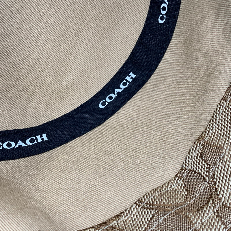 【中古品】【メンズ/レディース】 COACH コーチ CH403 DENIM BUCKET HAT デニム バケット ハット 帽子 183-260627-cs-02-izu サイズ：M/L カラー：インディゴ 万代Net店