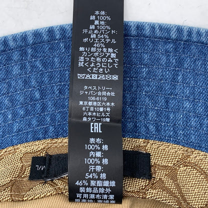 【中古品】【メンズ/レディース】 COACH コーチ CH403 DENIM BUCKET HAT デニム バケット ハット 帽子 183-260627-cs-02-izu サイズ：M/L カラー：インディゴ 万代Net店