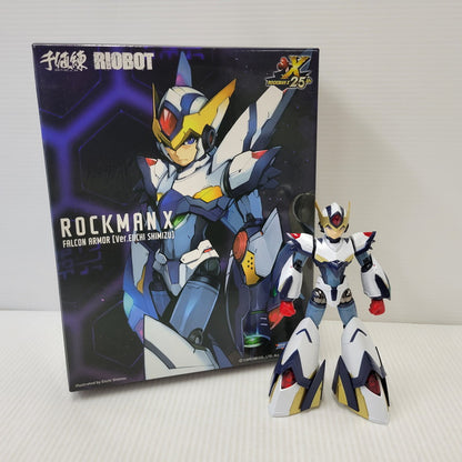 【中古美品】 RIOBOT ロックマンX ファルコンアーマー Ver.EIICHI SIMIZU 052-261014-kk-06-izuh 万代Net店