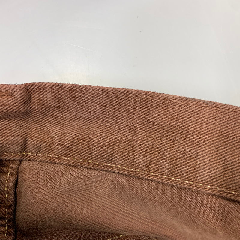 【中古品】【メンズ】 Lee リー WESTERNER SANFORIZED DENIM PANTS 0102 ウエスターナー サンフォライズド デニムパンツ 157-260704-as-29-izu サイズ：27×34 カラー：ブラウン 万代Net店