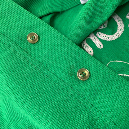 【現状渡し品】【メンズ】 HILTON ヒルトン 713 BOWLING POLO SHIRT ボーリング ポロシャツ USA製 半袖 146-260704-as-23-izu サイズ：M カラー：グリーン 万代Net店