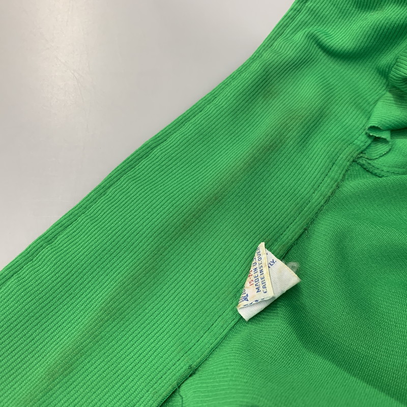【現状渡し品】【メンズ】 HILTON ヒルトン 713 BOWLING POLO SHIRT ボーリング ポロシャツ USA製 半袖 146-260704-as-23-izu サイズ：M カラー：グリーン 万代Net店