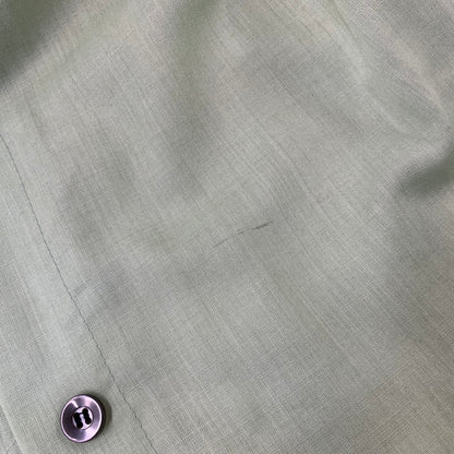 【中古品】【メンズ】 HILTON ヒルトン PERMANENT PRESS BOWLING S/S SHIRT パーマネントプレス ボーリング ショートスリーブ シャツ 半袖 146-260704-as-20-izu サイズ：38 カラー：グリーン系 万代Net店