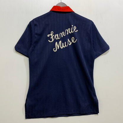 【現状渡し品】【メンズ】 HILTON ヒルトン BOWLING POLO SHIRT ボーリング ポロシャツ USA製 半袖 146-260704-as-21-izu サイズ：16 カラー：ネイビー 万代Net店