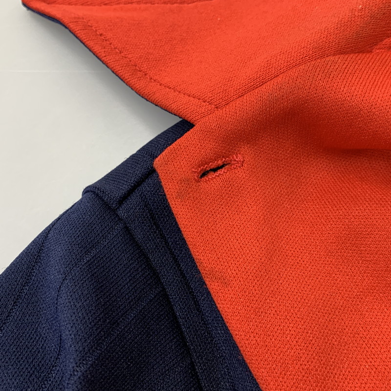 【現状渡し品】【メンズ】 HILTON ヒルトン BOWLING POLO SHIRT ボーリング ポロシャツ USA製 半袖 146-260704-as-21-izu サイズ：16 カラー：ネイビー 万代Net店