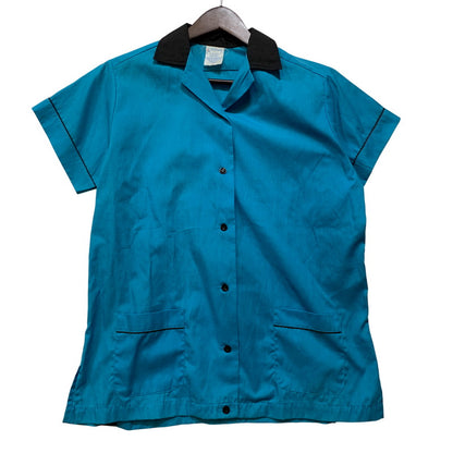 【中古品】【メンズ】 HILTON ヒルトン GH＆P TRUCKERS BOWLING SS SHIRT ボーリング ショートスリーブ シャツ トップス 半袖 146-260730-cs-25-izu サイズ：36 カラー：ブルー系×ブラック 万代Net店