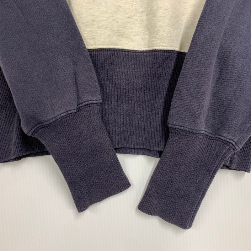 【中古品】【メンズ】 CHAMPION チャンピオン バータグ復刻 "OKLAHOMA"RAGLAN SWEAT ラグラン スウェット トップス 146-260801-yn-09-izu サイズ：M カラー：ネイビー×ホワイト 万代Net店