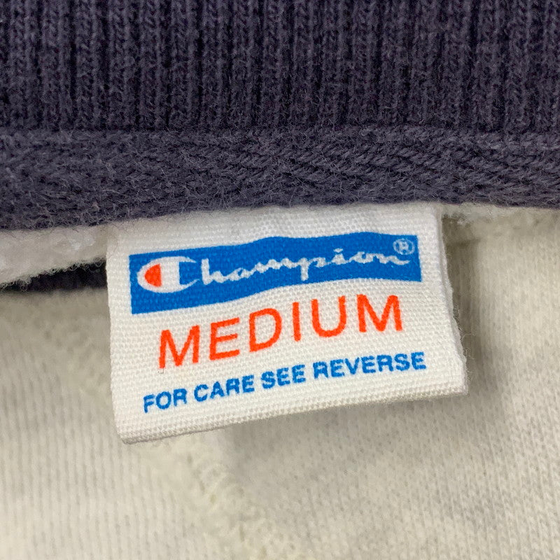 【中古品】【メンズ】 CHAMPION チャンピオン バータグ復刻 "OKLAHOMA"RAGLAN SWEAT ラグラン スウェット トップス 146-260801-yn-09-izu サイズ：M カラー：ネイビー×ホワイト 万代Net店