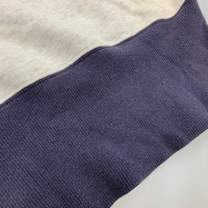 【中古品】【メンズ】 CHAMPION チャンピオン バータグ復刻 "OKLAHOMA"RAGLAN SWEAT ラグラン スウェット トップス 146-260801-yn-09-izu サイズ：M カラー：ネイビー×ホワイト 万代Net店