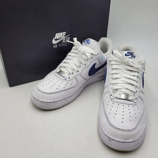 【中古品】【メンズ】 NIKE ナイキ AIR FORCE 1 '07 LV8 HQ2037-100 エア フォース 1 '07 LV8 スニーカー シューズ 靴 160-260704-as-13-izu サイズ：27cm カラー：WHITE/DEEP ROYAL BLUE 万代Net店