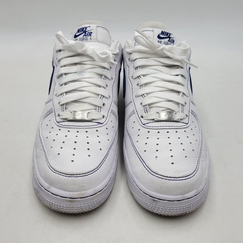 【中古品】【メンズ】 NIKE ナイキ AIR FORCE 1 '07 LV8 HQ2037-100 エア フォース 1 '07 LV8 スニーカー シューズ 靴 160-260704-as-13-izu サイズ：27cm カラー：WHITE/DEEP ROYAL BLUE 万代Net店