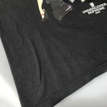 【中古品】【メンズ】 SUPREME シュプリーム × UNDERCOVER アンダーカバー 23SS LUPIN TEE ルパン Tシャツ トップス 半袖 149-260626-ya-11-izu サイズ：L カラー：ブラック 万代Net店