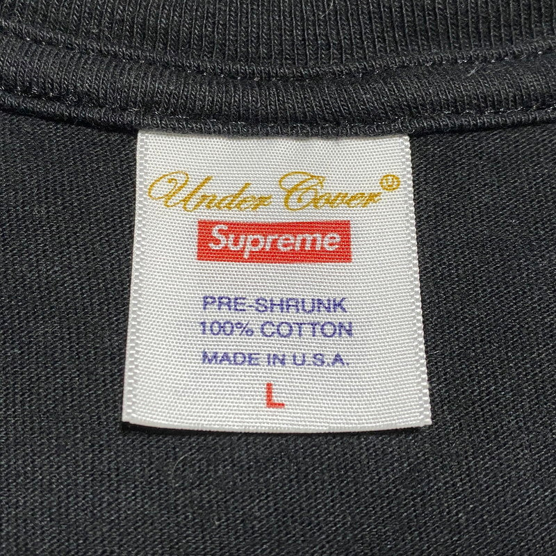 【中古品】【メンズ】 SUPREME シュプリーム × UNDERCOVER アンダーカバー 23SS LUPIN TEE ルパン Tシャツ トップス 半袖 149-260626-ya-11-izu サイズ：L カラー：ブラック 万代Net店