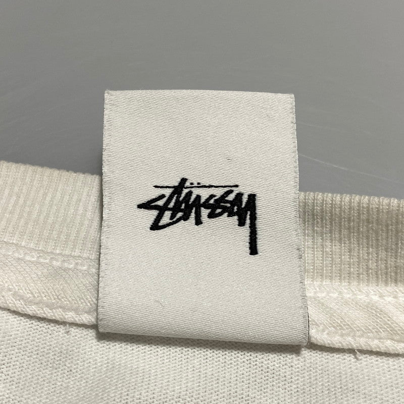 【中古品】【メンズ】 STUSSY ステューシー × NIKE ナイキ MEN'S T-SHIRT DV1774-100 メンズ Tシャツ コラボ 半袖 プリント トップス 142-260626-ay-04-izu サイズ：L カラー：ホワイト 万代Net店