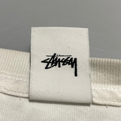 【中古品】【メンズ】 STUSSY ステューシー × NIKE ナイキ MEN'S T-SHIRT DV1774-100 メンズ Tシャツ コラボ 半袖 プリント トップス 142-260626-ay-04-izu サイズ：L カラー：ホワイト 万代Net店