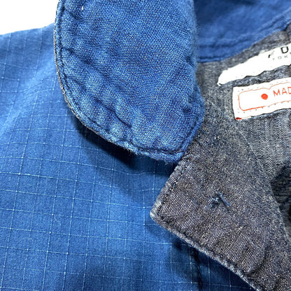 【中古品】【メンズ】 FDMTL ファンダメンタル CRAZY PATTERN DENIM COVERALL JACKET クレイジー パターン デニム カバーオール ジャケット 再構築 アウター 140-260626-ay-05-izu サイズ：3 カラー：インディゴ系 万代Net店