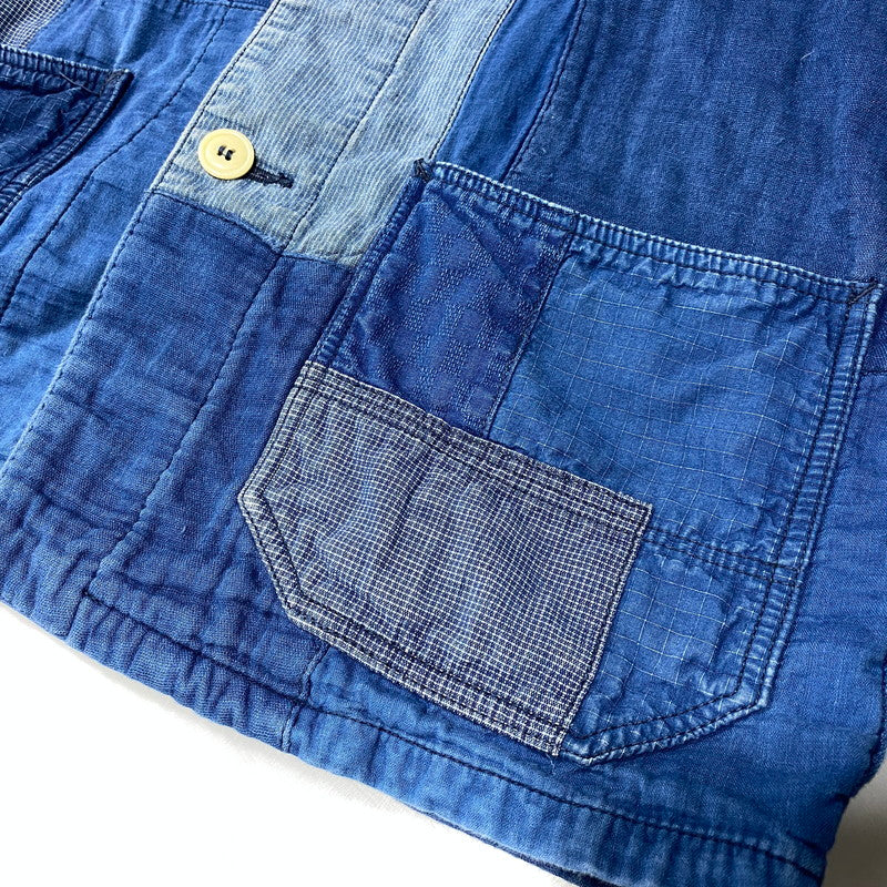 【中古品】【メンズ】 FDMTL ファンダメンタル CRAZY PATTERN DENIM COVERALL JACKET クレイジー パターン デニム カバーオール ジャケット 再構築 アウター 140-260626-ay-05-izu サイズ：3 カラー：インディゴ系 万代Net店