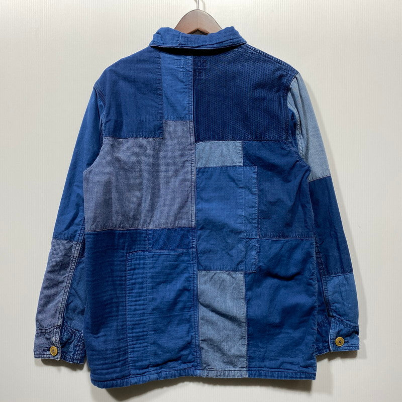 【中古品】【メンズ】 FDMTL ファンダメンタル CRAZY PATTERN DENIM COVERALL JACKET クレイジー パターン デニム カバーオール ジャケット 再構築 アウター 140-260626-ay-05-izu サイズ：3 カラー：インディゴ系 万代Net店