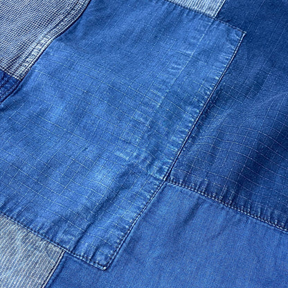 【中古品】【メンズ】 FDMTL ファンダメンタル CRAZY PATTERN DENIM COVERALL JACKET クレイジー パターン デニム カバーオール ジャケット 再構築 アウター 140-260626-ay-05-izu サイズ：3 カラー：インディゴ系 万代Net店